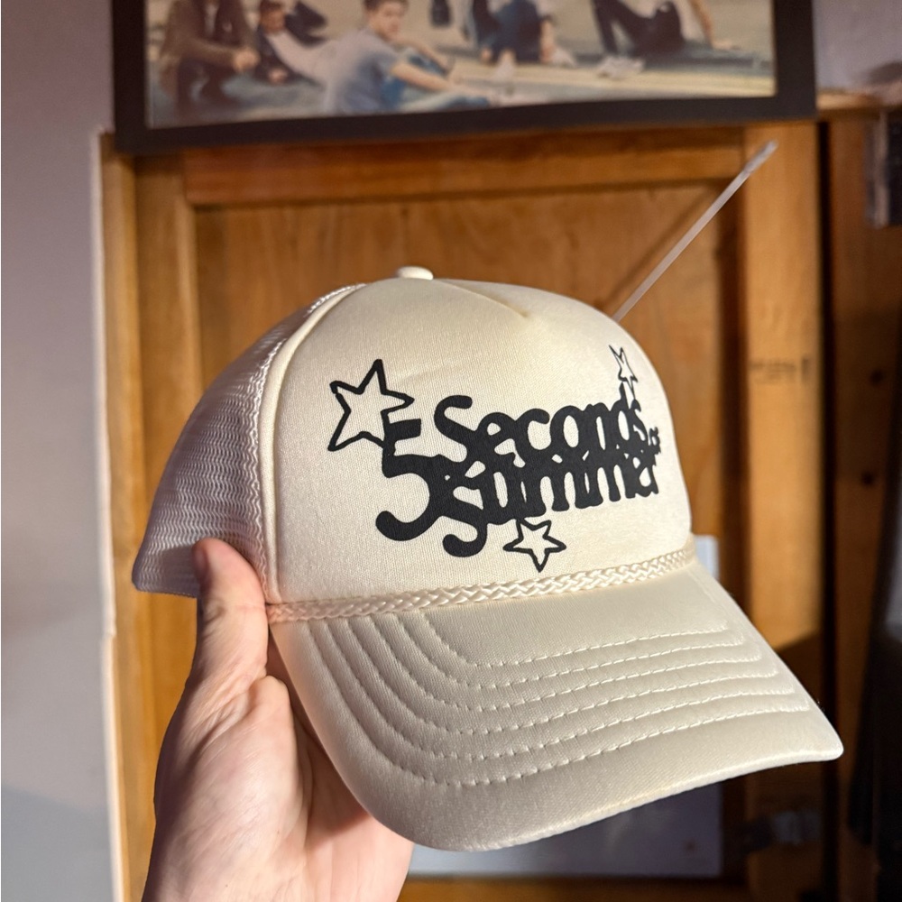 5 Seconds of Summer White Trucker Hat